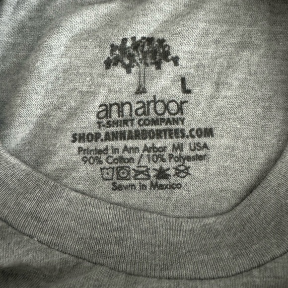 Be Kind & Rewind Blockbuster Men’s Gray Ticket Logo T-shirt DVDVHS Rental-Size L - Picture 3 of 4